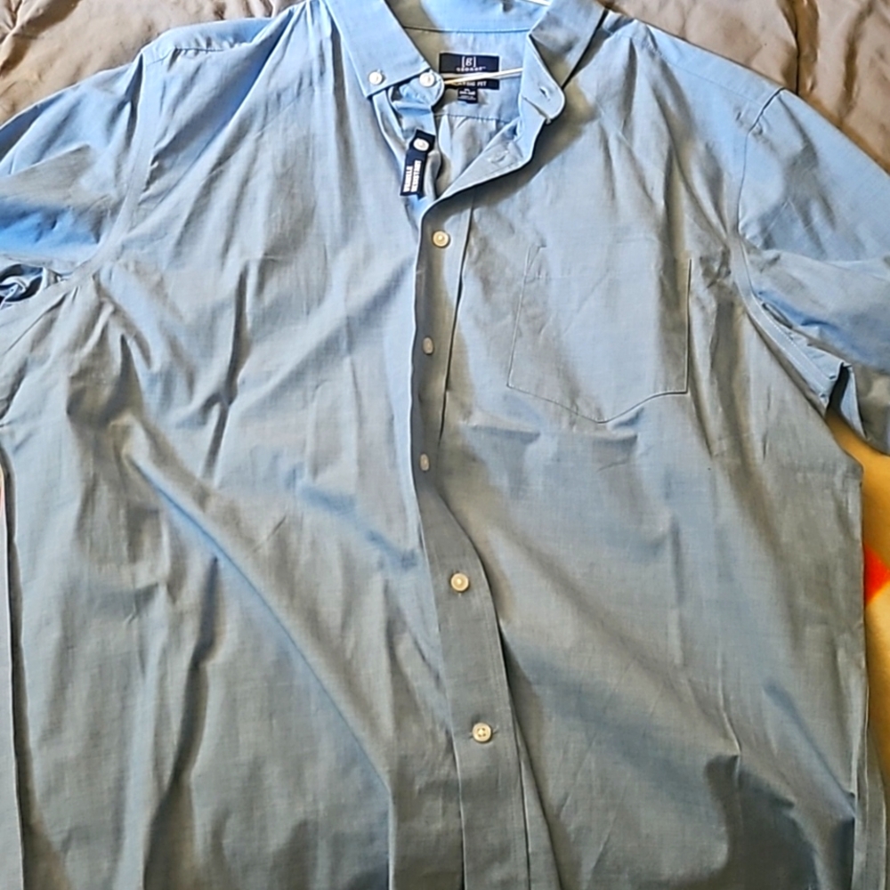 Blue dress shirt